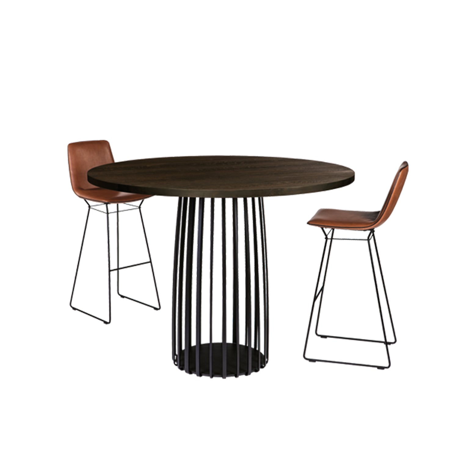 janua | bc 07 basket table high | white smoked oak