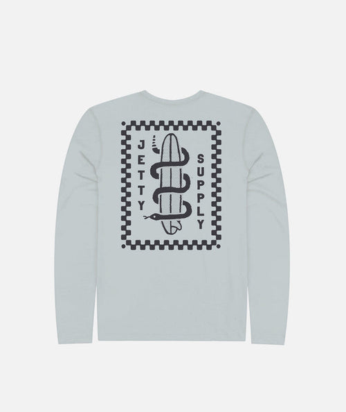 Jetty Youth Snaker UV Long Sleeve Apparel Jetty Grey Youth Small