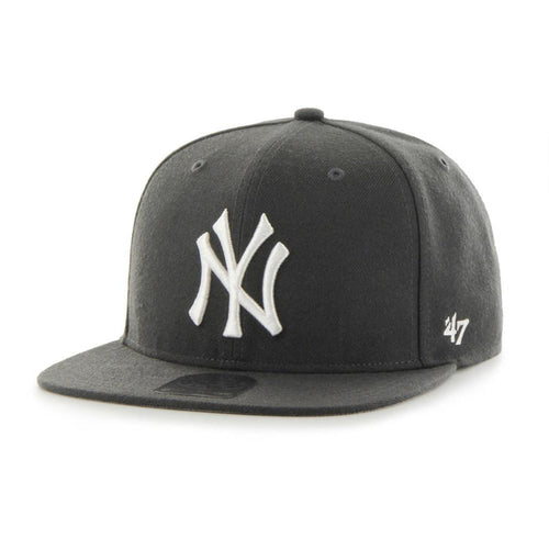 Jockey New York Yankees No Shot Charcoal White Captain
