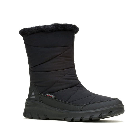 Kamik Women's Snowdon Zip Winter Boot Footwear KAMIK Black 6