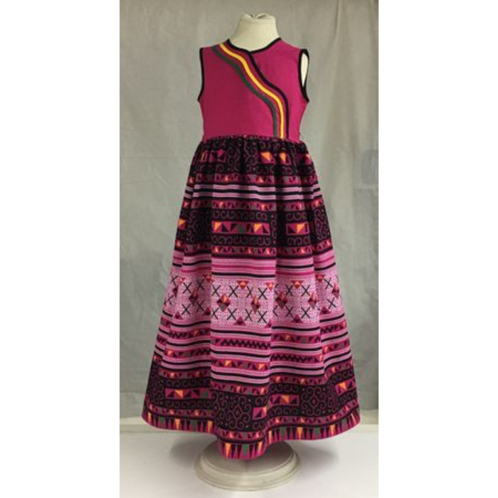 Karen Thai Artisan Embroidered Boho Dress  | Limited Edition