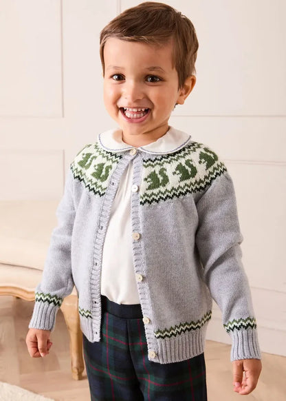 Kinnerton Tartan Trousers with Braces in Blue (18mths-5yrs) TROUSERS from Pepa London