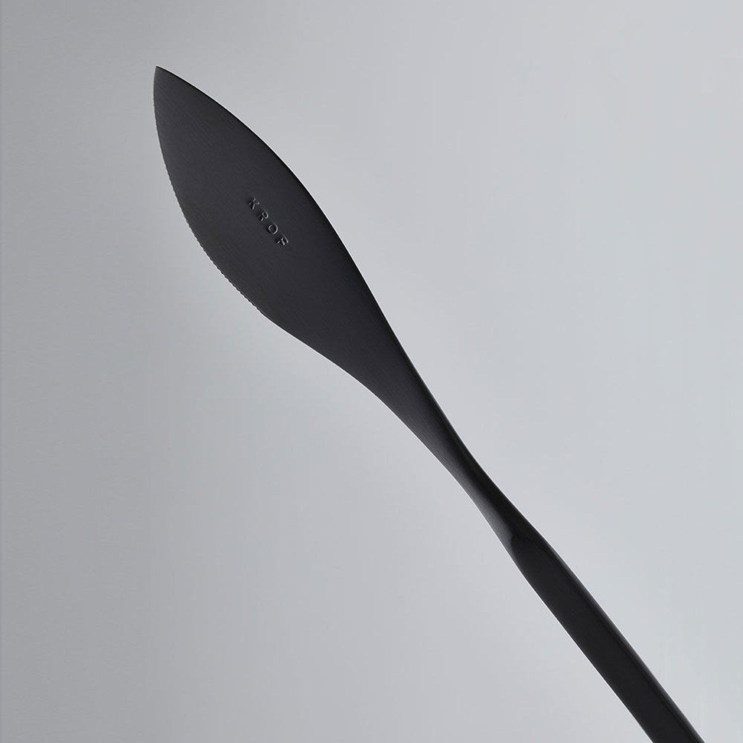krof | collection no.1 | 24 piece cutlery set | matte black