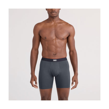 SAXX - MULTI-SPORT MESH BOXER BRIEF | Turbulence w/ Black