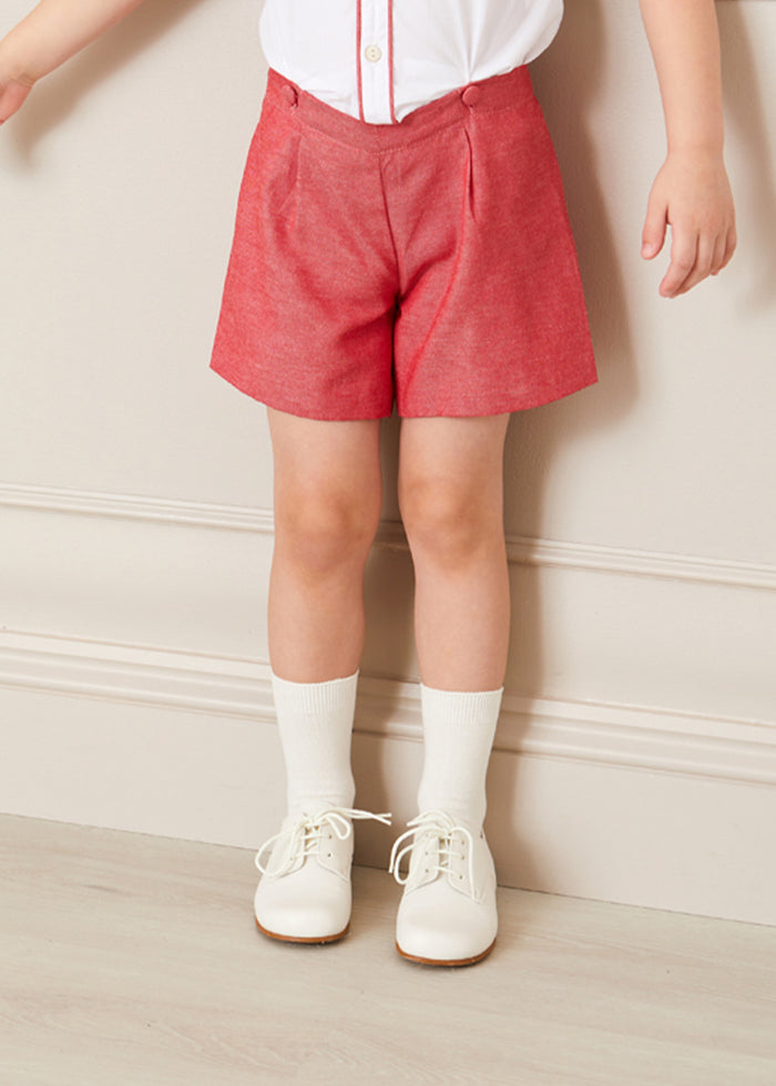 Leather Lace up Celebration Shoes in Ivory (20-35EU) SHOES from Pepa London