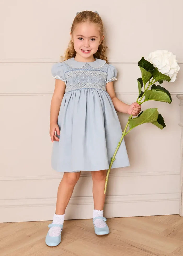 Leather Mary Jane Shoes in Sky Blue (24-35EU) SHOES from Pepa London