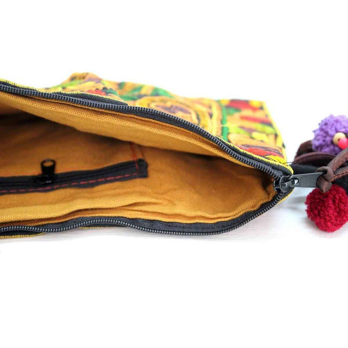 Leyla Embroidered Crossbody Hmong Purse - Thailand