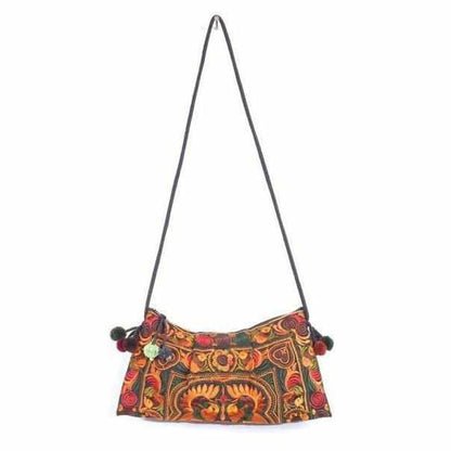 Leyla Embroidered Crossbody Hmong Purse - Thailand