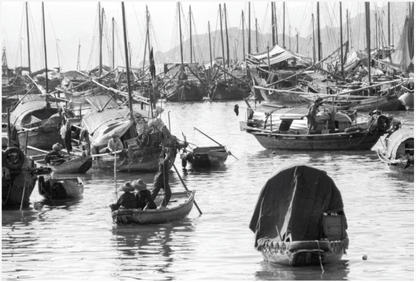 'Life in Hong Kong in 1969' by Redge Solley, Set of 4 postcards