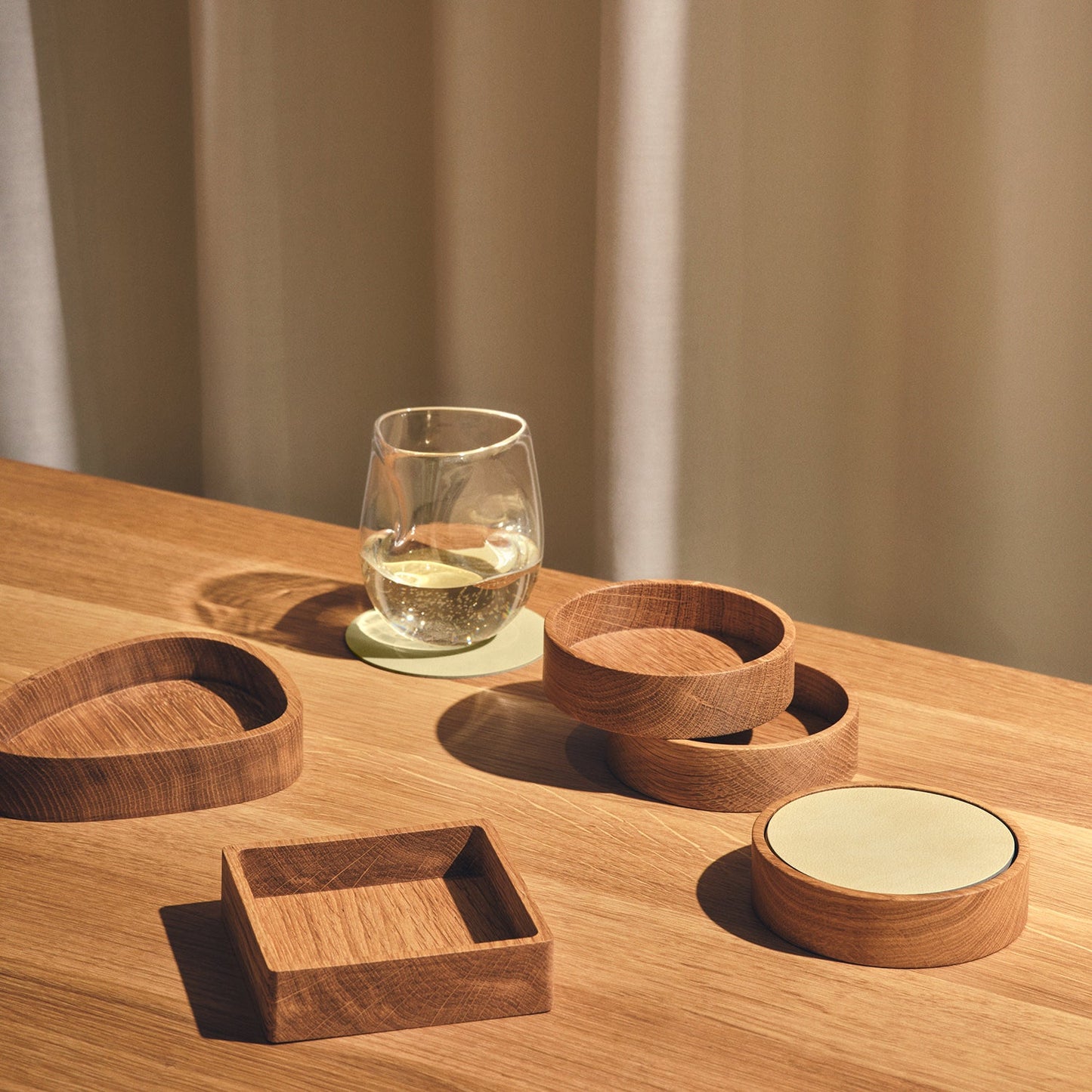 lind dna | coaster curve wood box | nature