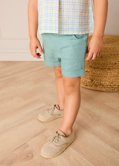 Linen Lace-up Espadrilles in Beige (24-35EU) SHOES from Pepa London