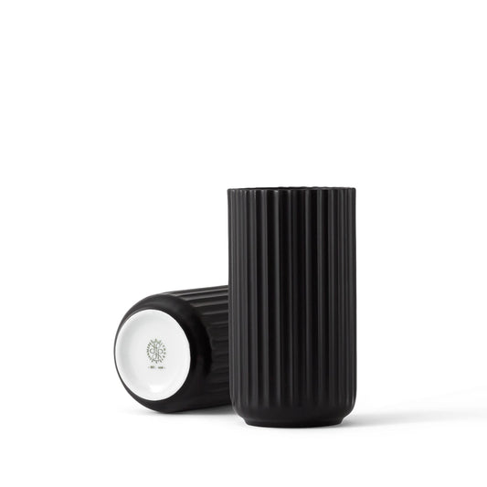 lyngby | porcelain vase 15cm | black - LC