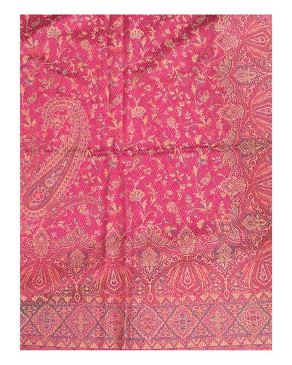 Magenta - Soft Art Wool Handloom Woven Stole - NTC2205 C 1022