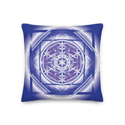Melchizedek — Premium Pillow (Indigo/Blue)