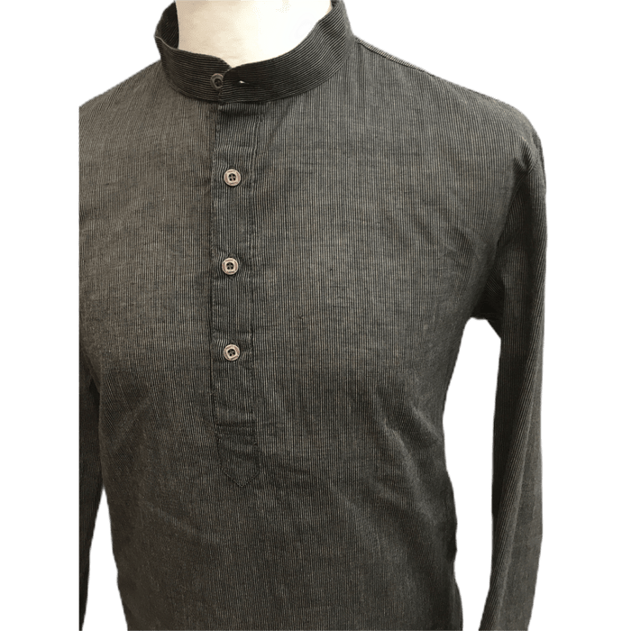Mens Indian Dhoti Kurta Top in Brown, Thigh Length, for weddings, Bollywood Party  - Alamgir R1219 - Prachy Creations