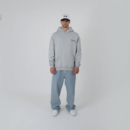 MEN'S SCRIPTED BOX FIT HOODIE