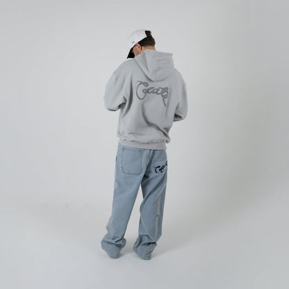 MEN'S SCRIPTED BOX FIT HOODIE
