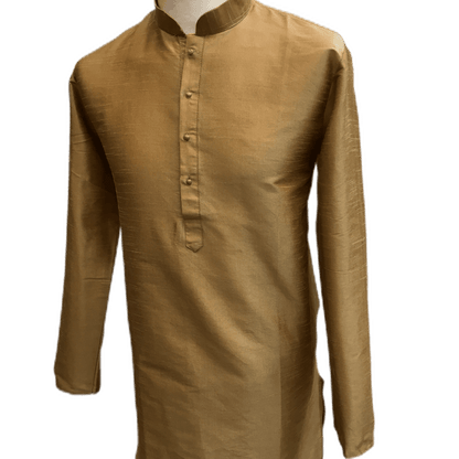 Mens Silky Gold Kurta Sets -MIx N Match with waistcoats and Dupattas - VL1912 KV1119 - Prachy Creations