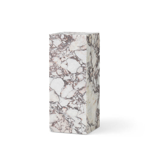 audo copenhagen (menu) | plinth pedestal | rose calacatta viola marble