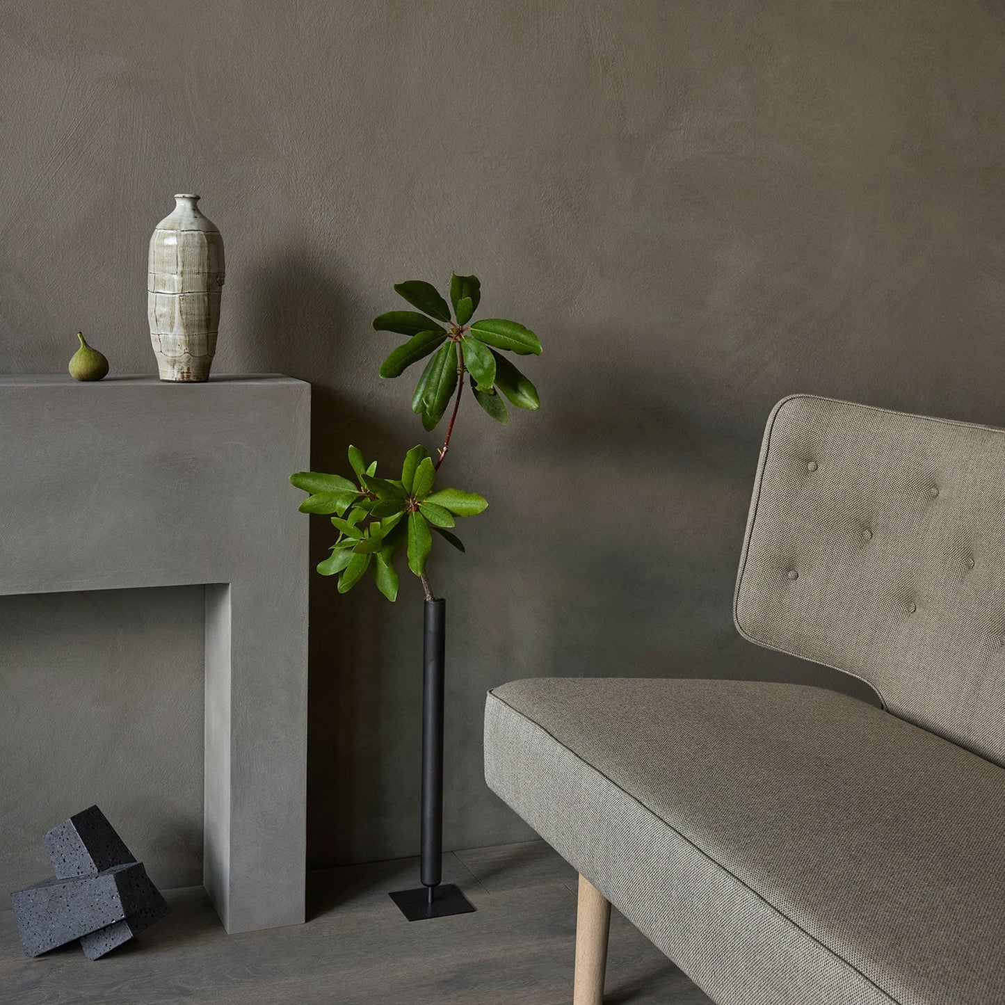 audo copenhagen (menu) | stance vase | bronzed brass 40cm
