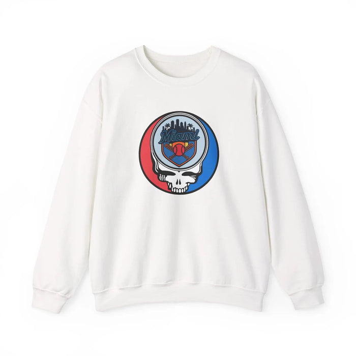 Miami Marlins Original StealieCrewneck Sweatshirt