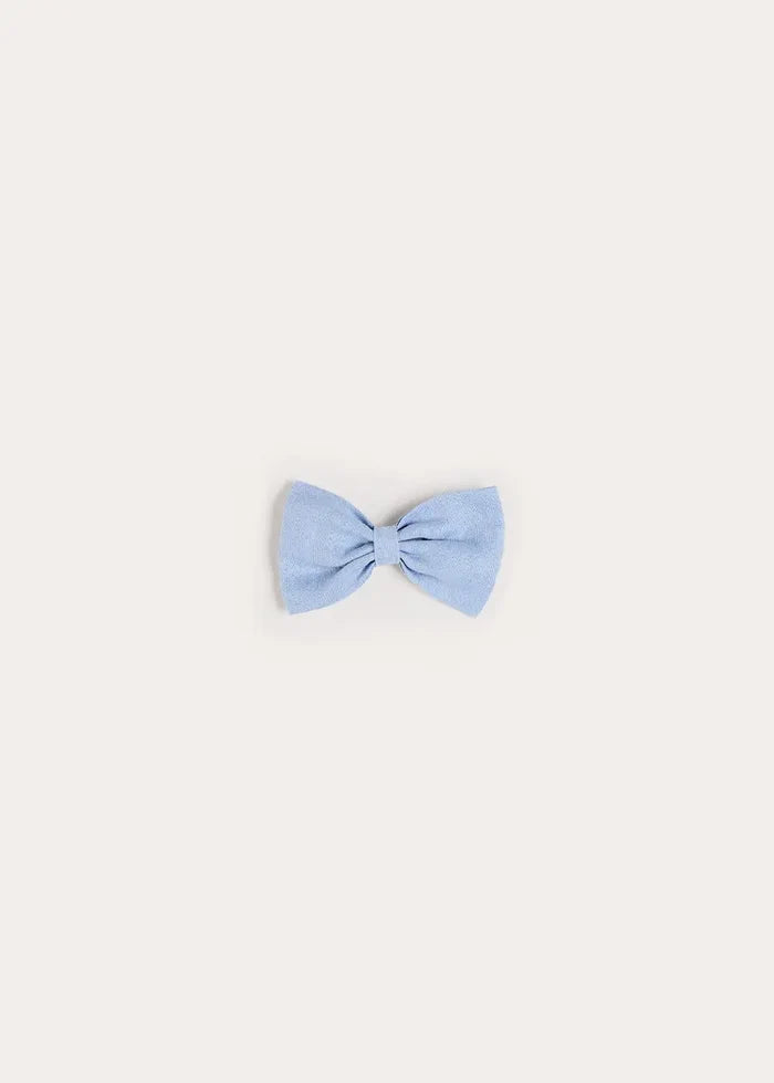Mini Bow Hair Clip in Sky Blue HAIR ACCESSORIES from Pepa London