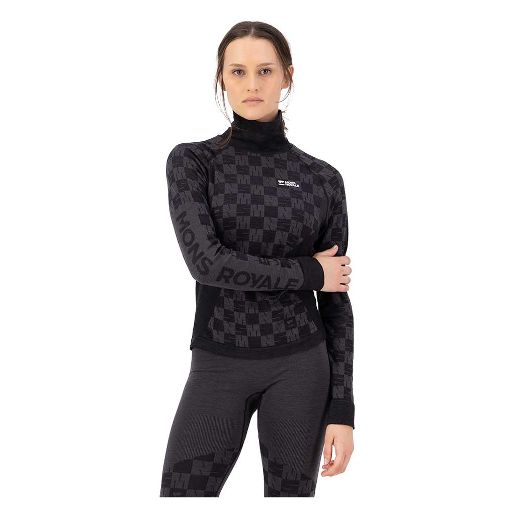 Ascender Merino Seamless Mock Neck LS | Women's