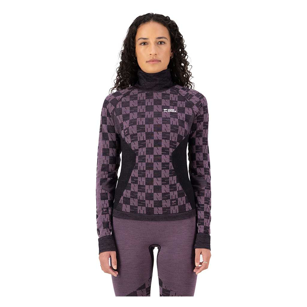 Ascender Merino Seamless Mock Neck LS | Women's