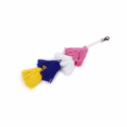 Multi-Tassel Elegant Long Bag Charm | Key Chain | Zipper Pull - Thailand