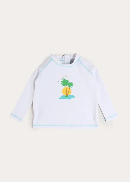 Oasis Rashguard in White (12mths-6yrs) SWIMWEAR from Pepa London