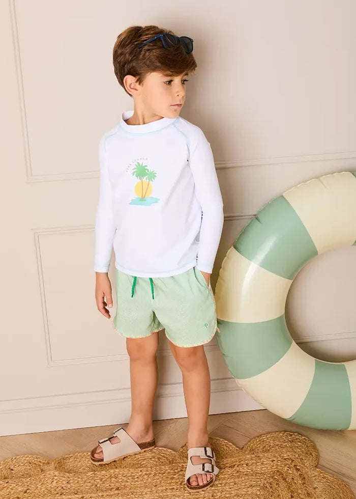 Oasis Rashguard in White (12mths-6yrs) SWIMWEAR from Pepa London