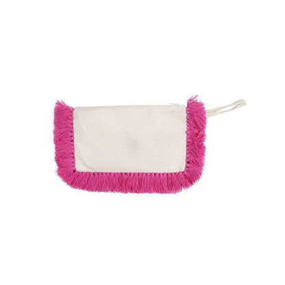 Organic Cotton Fringe Tassel Wristlet - Thailand