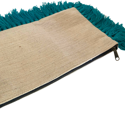 Organic Cotton Fringe Tassel Wristlet - Thailand
