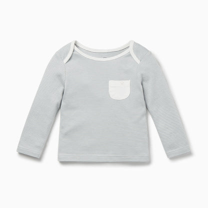 Blue Stripe Long Sleeve T-Shirt