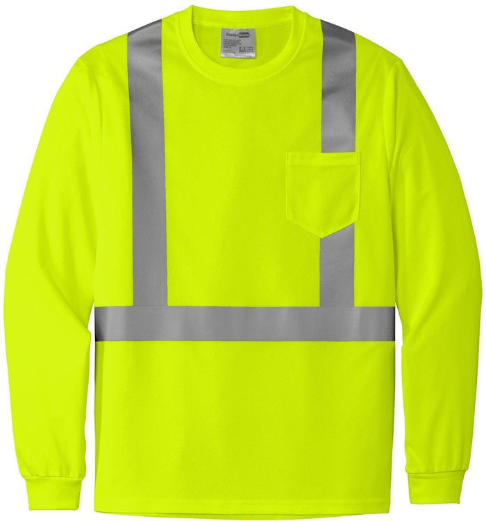 OUTLET-CornerStone ANSI 107 Class 2 Mesh Long Sleeve Tee