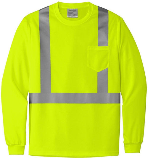 OUTLET-CornerStone ANSI 107 Class 2 Mesh Long Sleeve Tee