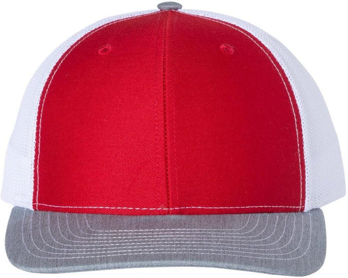 Red/White/Heather Grey / OSFA
