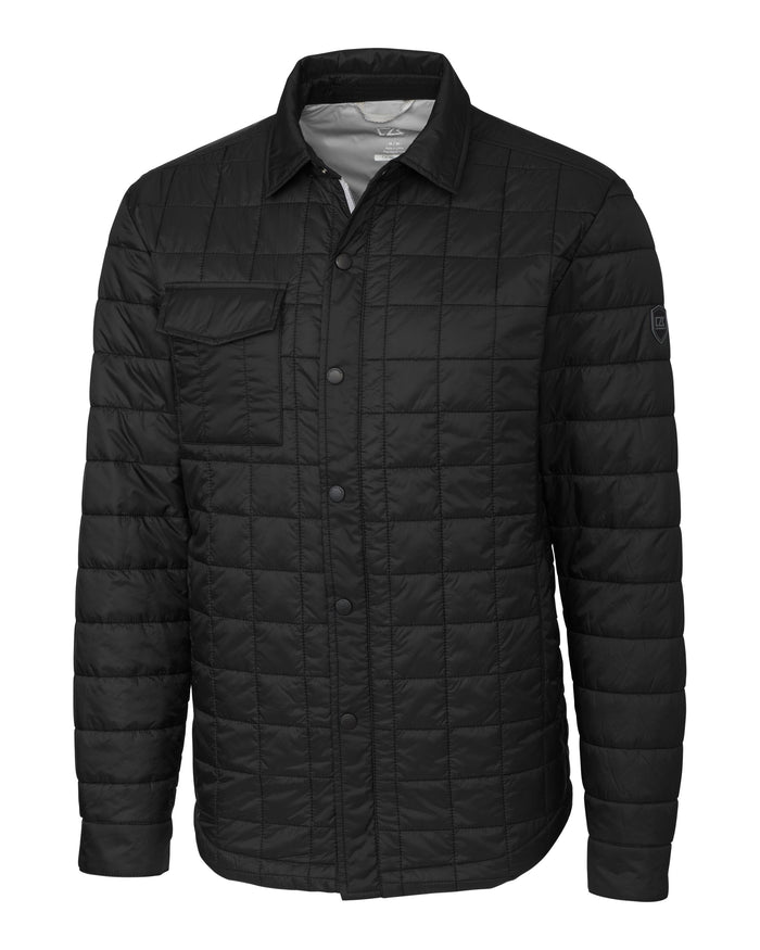 OUTLET-Cutter & Buck Rainier PrimaLoft Eco Insulated Quilted Shirt Jacket