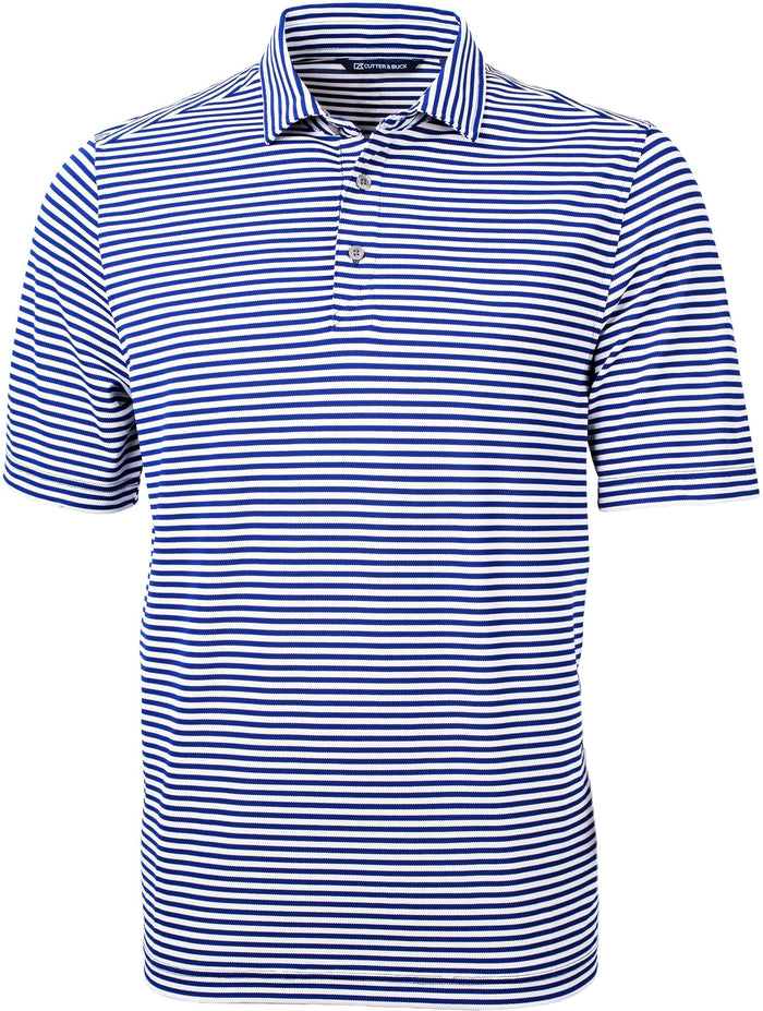 OUTLET-Cutter & Buck Virtue Eco Pique Stripe Recycled Polo