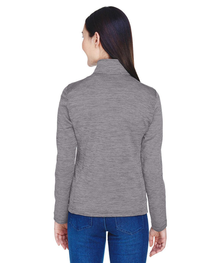 no-logo Devon & Jones Ladies Newbury Mélange Fleece Quarter-Zip-Ladies Layering-Devon&Jones-Thread Logic