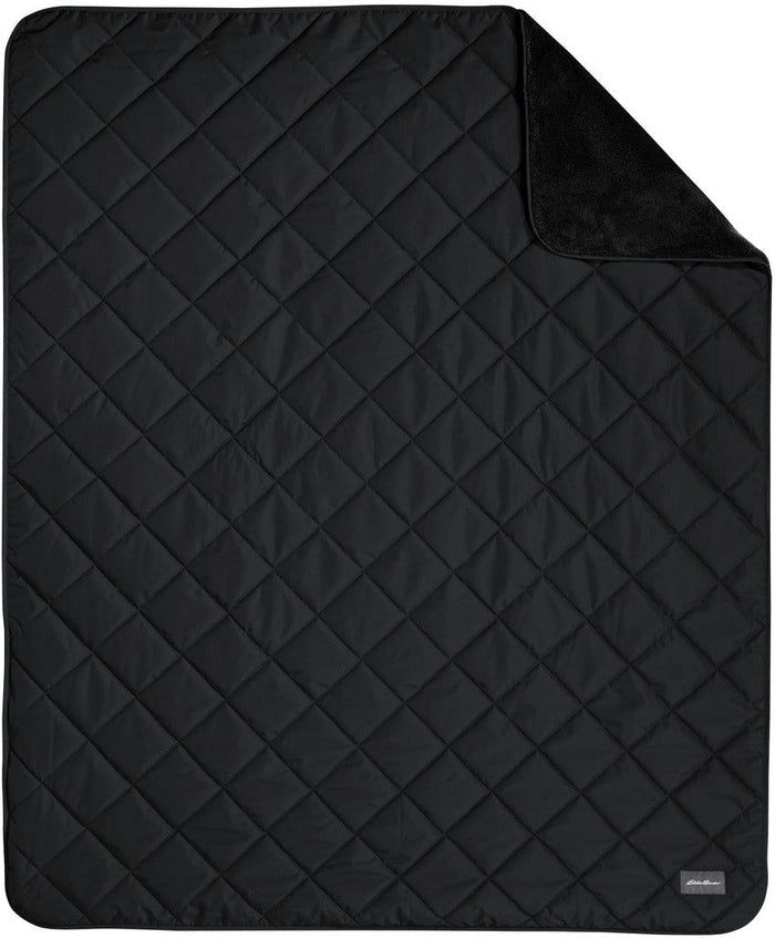 OUTLET-Eddie Bauer Quilted Insulated Fleece Blanket