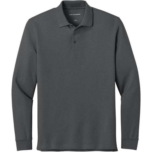 OUTLET-Port Authority Wearever Signature Pique Long Sleeve Polo