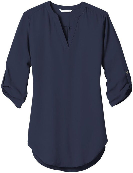OUTLET-Port Authority Women's 3/4-Sleeve Tunic Blouse