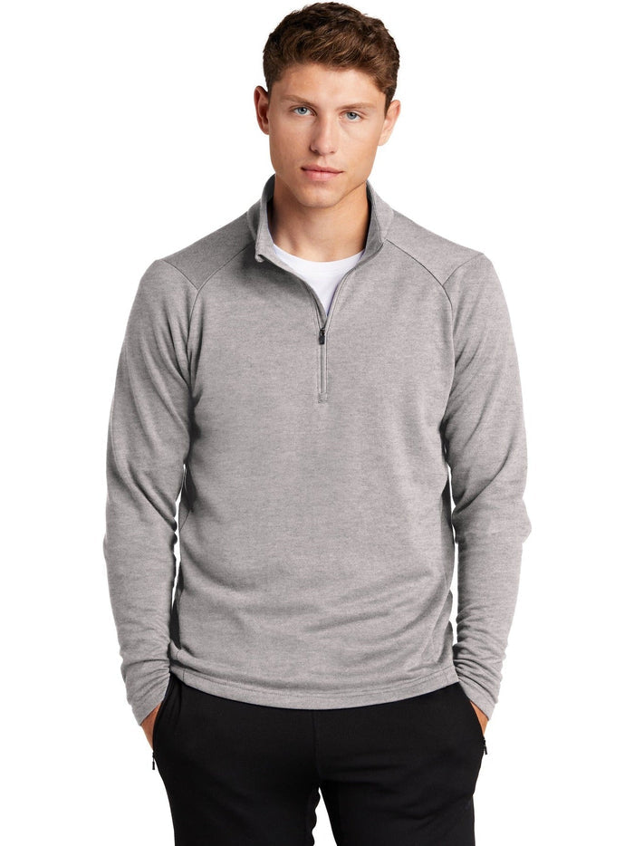 Sport-Tek Lightweight French Terry 1/4-Zip Pullover-Regular-Sport-Tek-Heather Grey-S-Thread Logic