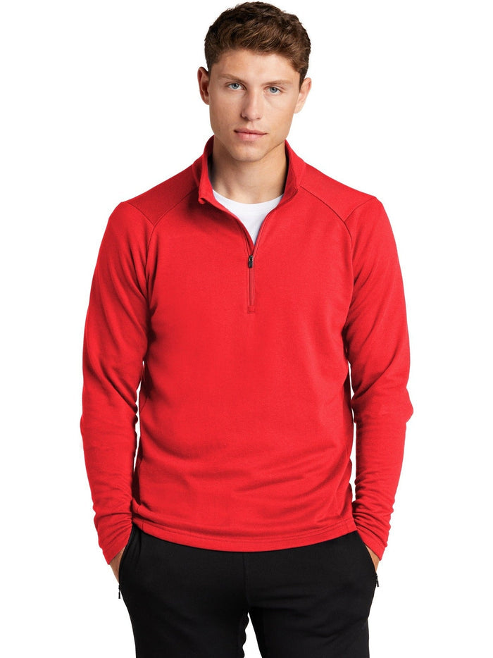 Sport-Tek Lightweight French Terry 1/4-Zip Pullover-Regular-Sport-Tek-True Red-S-Thread Logic