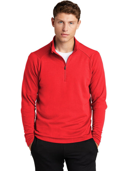Sport-Tek Lightweight French Terry 1/4-Zip Pullover-Regular-Sport-Tek-True Red-S-Thread Logic