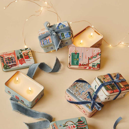 Christmas Tin Candle | Persimmon & Chestnut