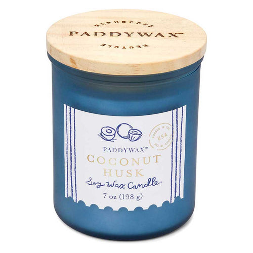 Coastal Glass Candle | Coconut Husk
