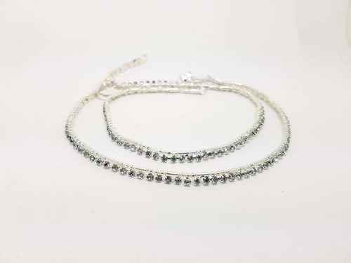 Pair of Ankle Chain / Payal / Pazeb - Fashion Jewellery - Bollywood - Weddings - PYL1802V 0918 - Prachy Creations