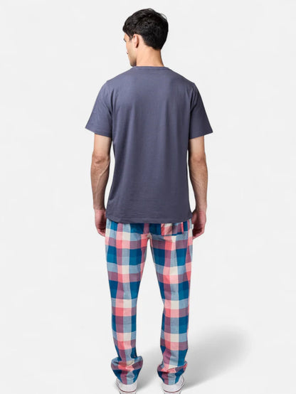 Pantalon Elepants 133 Poplin Beige Azul Rojo